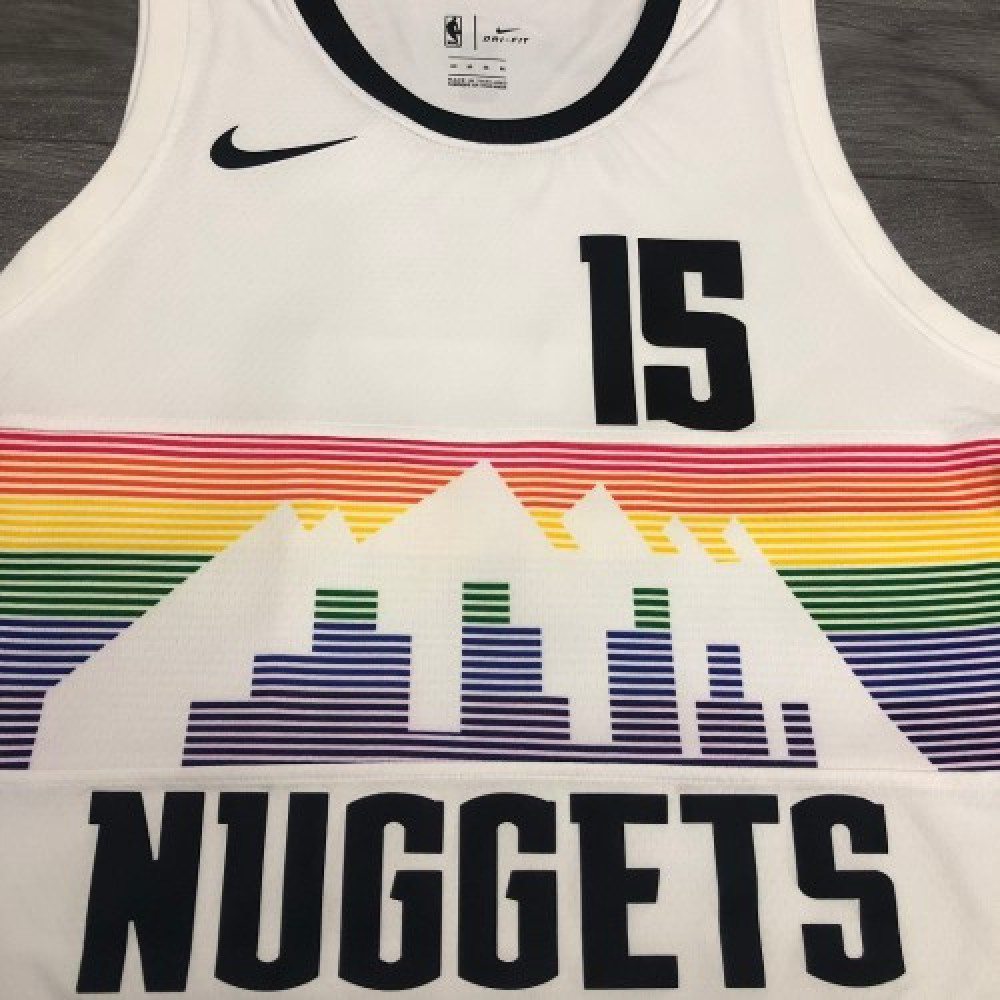 Men's Denver Nuggets Nikola Jokic #15 White Swingman Player Jersey – City Edition-Pro Kit Vault | Brand New 26/27 Sports Jerseys